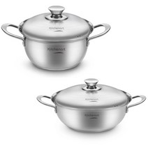 키친아트 베니 스텐 IH 냄비 2종 세트(26양수+26전골), 단품