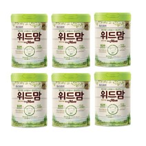 위드맘 바른목장 원유로 만든 분유 2단계, 6개, 750g