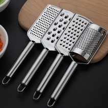 덕수샵 주방용품 손잡이형 스텐 강판 주방 업소용 감자 스테인레스 야채강판 걸이형, 직경 3mm 1p