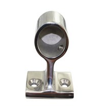 316 Stainless Steel Boat Hand Rail Fitting Marine Railing Support Bracket Tube Stanchion For Yacht H, [04] 25mm Front
