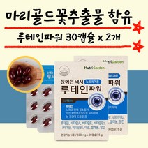 뉴트리가든 눈에좋은영양제 눈침침 루테인 30캡슐 2개