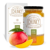 청키 열대과일 수제 애플 망고청 과일청 망고 수제청, 1개, 700g, 500ml