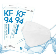 숨쉬기편한 국산 KF94 마스크 100매 식약처인증 1매 개별포장