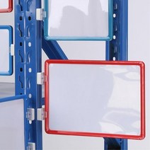창소 자석 물류 진열대 표기 구분 분류표 A3 A4 용지, 1개, 블랙