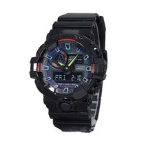 카시오 G-Shock 아날로그-디지털 버추얼 레인보우 스페셜 남성 시계 GA700RGB-1A