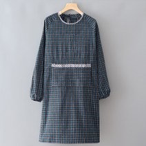 가정용 남성 무명천 주방 기름 방지 패션 로치 광목앞치마, T08-살을 찌우다 일반 이미지없음 그린