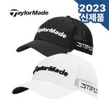 기타 테일러메이드 TOUR CAGE HAT STEALTH2 투어케이스 매쉬 모자 TF506, 블랙_S_M