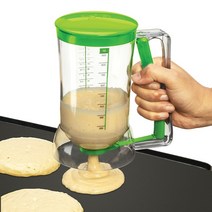 joie 반죽 디스펜서 반죽통 와플 팬케이크 짤주머니, 레드