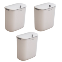 달팽이리빙 푸벨드마망 주방 걸이형 휴지통 음식물쓰레기통 9L, white, 3개