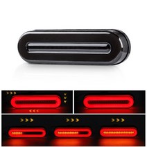 12V 24V 자동차 트럭 LED 흐르는 회전 신호 브레이크 라이트 3 in 1 테일 미등 플래시 표시기 RV ATV UTV, 03 1pcs leds