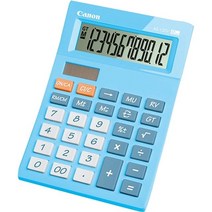 QKO854001계산기(AS-120V/블루/CANON), 1개