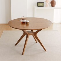 스코나 젠틀리 애쉬 원목 1200 원형 식탁 테이블, 내츄럴