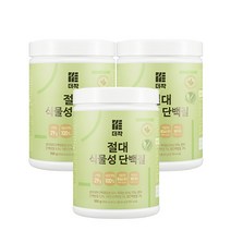 더작 절대 식물성 단백질, 500g, 3개