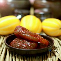 장담아전통식품 참외장아찌 500g 아이스팩포장 참외를 고추장에 숙성시킨 장아찌, 상세페이지 참조