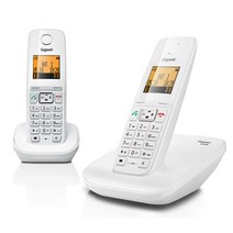 3자통화 독일 GIGASET 집합 이카 C230A530 노스트링 전화기 사무실 대자체 무선 비행기 1864998350, C230 쌍기 화이트