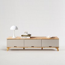 바움 모던 거실장 1600 착불, 그레이