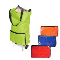 접이식 트롤리 쇼핑카트 장바구니 캐리어 시장가방, 상세 참조, GS0300149A 레드