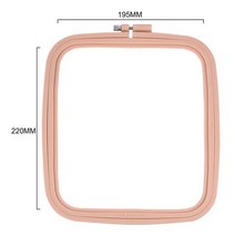 공업용오버록 컴퓨터자수기계 핸드미싱DIY 자수 후프 플라스틱 사각형 프레임 링 Needlecraft 크로스 스티, 09 09