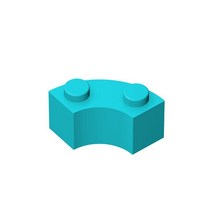 롱브릭타일 접착식파벽돌 파벽돌 MOC 부품 3063 85080 브릭 라운드 코너 2x2 마카로니 호환 DIY 조립 블록, 17 M0730-26