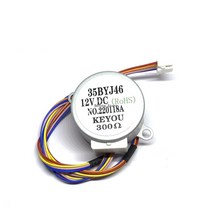 35byj46 300 ohm 스테퍼 모터 dc 5v 12v 24v 영구 자석 기어 소형 스테퍼 모터 가습기 수리(10mm 샤프트), 8mm