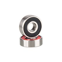 스케이트 보드 베어링 휠 ABEC-9 베어링 스케이트 스케이트 보드 휠 롤러 이중 고무 실드 실드 스케이트 베어링, 레드