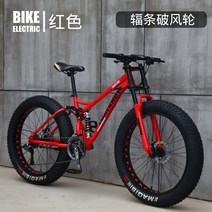 해외구매1254ssddd광폭타이어 MTB 하드테일 바퀴큰자전거 팻바이크 산악용 자전거 학생용 성인용sddds1245ddff, 26인치 + 21속cm, F