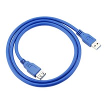 USB 3.0 연장 케이블 블루 1.5M (USB-AF04), 1개
