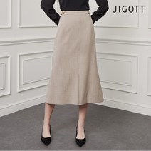 지고트 메탈 장식 울 머메이드 스커트 JMBA0SK94