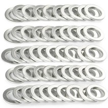 100PCS OEM 90471PX4000 Acura RL MDX RDX Integra 용 Honda Accord Civic CRV 용 알루미늄 변속기 드레인 플러그 와셔 18MM