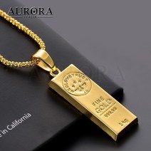 24K컬러 골드바 펜던트 목걸이 NECK-2026