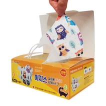 이지스 일회용 캐릭터 마스크 25매 유아용 부엉이, 단품