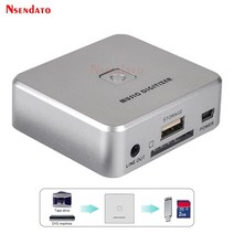 ezcap241 오디오 캡처 카드 레코더 아날로그 음악 디지타이저 3.5mm 2 rca in lp dvd 카세트 플레이어 sd 카드 usb 플래시 디스크 mp3, 배터리 플러그 없음