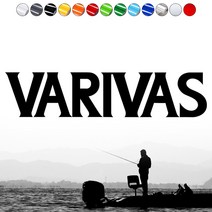 낚시로고스티커 FS010 VARIVAS 바리바스 조구사마크 태클박스 자동차꾸미기, 1개, 메탈실버XS
