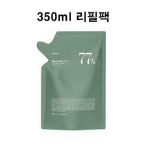 아누아 어성초 77 수딩 토너 350ML 리필팩, 1개