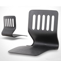 튼튼한 등받이 좌식의자 식당 의자 독서 수유 식당 다리없는 앉은뱅이의자, 체어맨좌식의자블랙