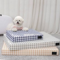 개과천선 강아지 코쿨 방수 침대 쿠션, 블루
