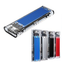 오리코 TCM2-C3 M.2 NVME C타입 외장 SSD 케이스, 0GB, 레드