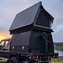 루프탑 텐트 루프탑텐트 차박 차량용 4인용 스카이캠프 하드탑 하드탑텐트, 검은색