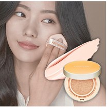 마스크 에 안묻는 팩트 쿠션 다크닝없는 수부지 복합성 안묻어나는 쿠션 파운데이션, 본품 23호 골든 라이트