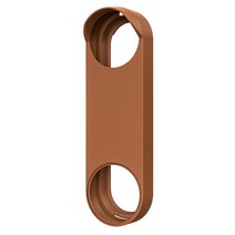 차밍 도어벨 Silicone Doorbell Skin Case Replacement Waterproof Drop-proof Cover for Google Nest Door, 03 Brown