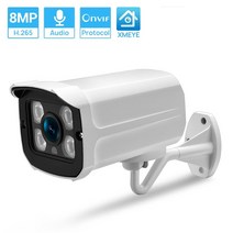 4K 8MP 울트라 HD IP 카메라 ICSee H.265 방수 야외 오디오 기록 모션 감지 XMeye 클라우드 CCTV 시큐리티 보호 아이피 촬영 정확한 확대 정밀, 03 5MP DC12V_03 6mm