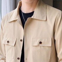 2020가을 남성 야상 얇은 카고 하프 트렌치코트