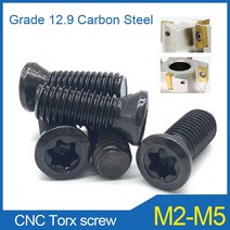 20PCS M2 M2.2 M3 M4 M5 등급 12.9 CNC 공구 나사 삽입 Torx 카바이드 선삭 인서트 교체 선반 액세서리, 07 M2.5X8
