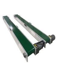 마이크로 전동 컨베이어 벨트 콘베어 상하차 이송기, 녹색,700mm, 1개
