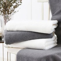 코튼리빙 호텔용 바스타올 대형수건 [1+1], 2장, 그레이
