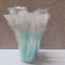 성수유통 일회용칫솔 고급미세모opp(그린100개), 1개