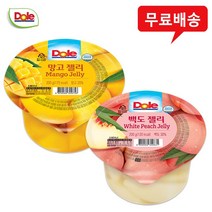 Dole 돌 컵젤리 200g (백도6+망고젤리6)/무배
