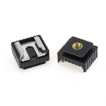 1/4인치 촬영 브라켓 DSLR 핫슈 마운트 나사 부품 장비, 단품