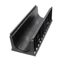 벤치플륨관 콘크리트 PE배수관 도랑 수로관 토목기초, U300x242x242 길이 500