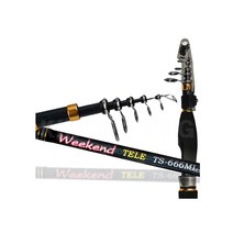 금양 2019휴대용 여행용 루어대 강계류 바다연안 루어낚시 텔레로드, S-666ML